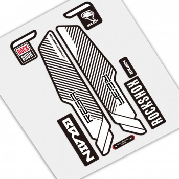 Mountain Bicycle Fork Decal Stickers for rock shox REBA BRAI 